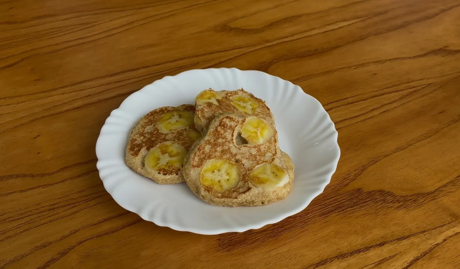 Receita nutritiva pronta de Panqueca de Banana para processo de emagracimento saudável