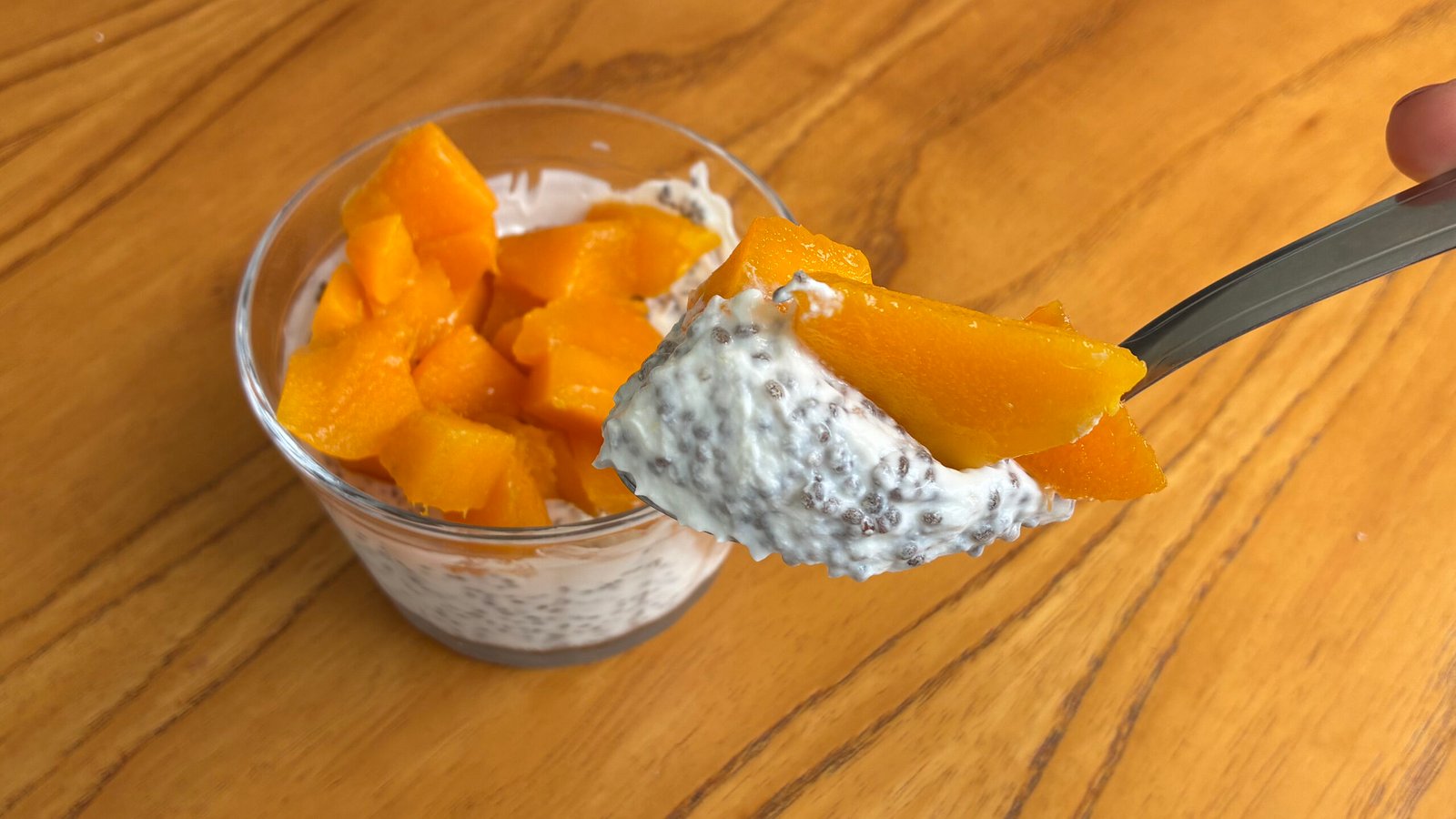 Porção de Pudim de Chia para processo de emagrecimento saudável